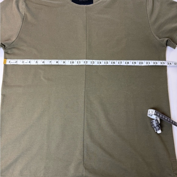 Unknown New York Olive Green Mesh Drop Tail T Shirt Men’s Size XL - Picture 6 of 13